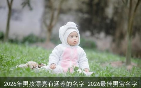 2026年男孩漂亮有涵养的名字 2026最佳男宝名字