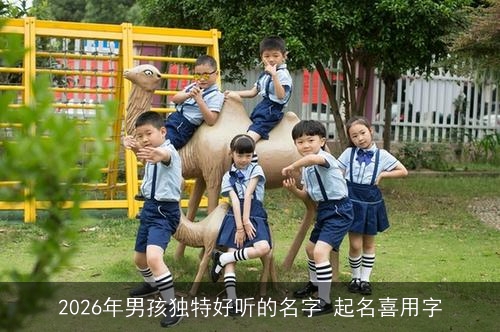 2026年男孩独特好听的名字 起名喜用字