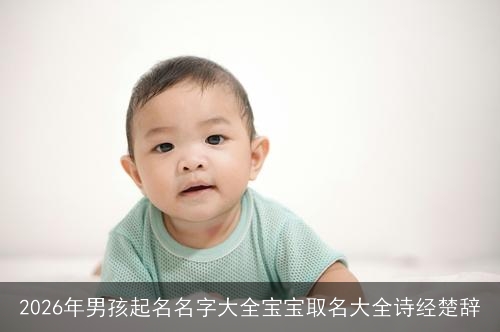 2026年男孩起名名字大全宝宝取名大全诗经楚辞