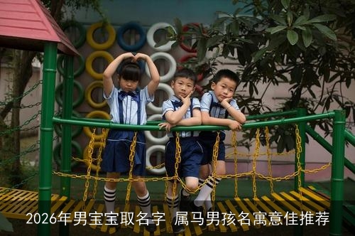 2026年男宝宝取名字 属马男孩名寓意佳推荐