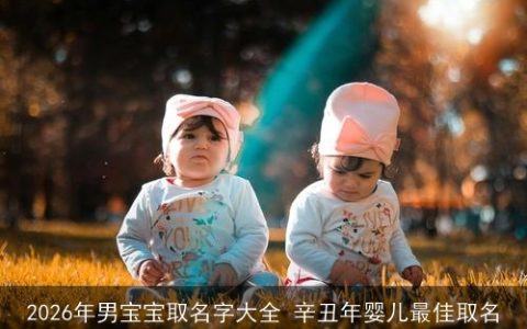 2026年男宝宝取名字大全 辛丑年婴儿最佳取名
