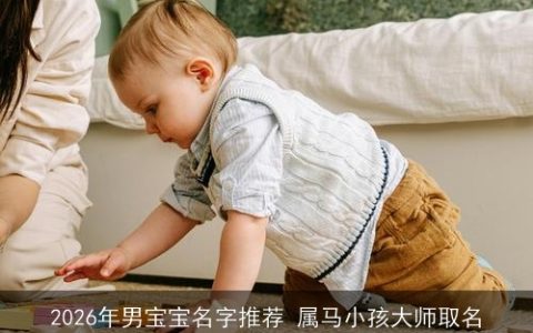 2026年男宝宝名字推荐 属马小孩大师取名