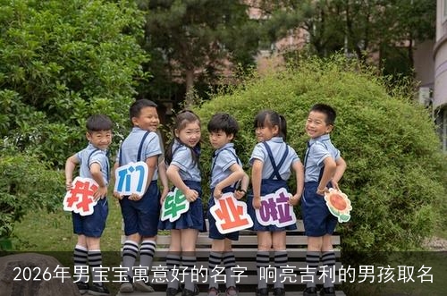 2026年男宝宝寓意好的名字 响亮吉利的男孩取名