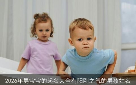 2026年男宝宝的起名大全有阳刚之气的男孩姓名