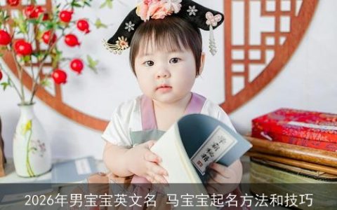 2026年男宝宝英文名 马宝宝起名方法和技巧