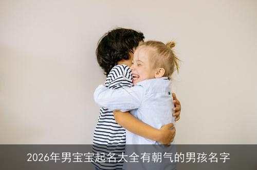 2026年男宝宝起名大全有朝气的男孩名字