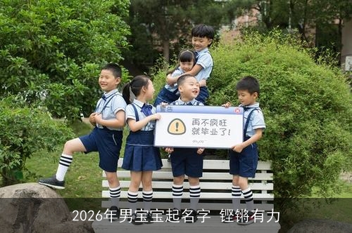 2026年男宝宝起名字 铿锵有力