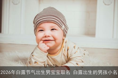 2026年白露节气出生男宝宝取名 白露出生的男孩小名