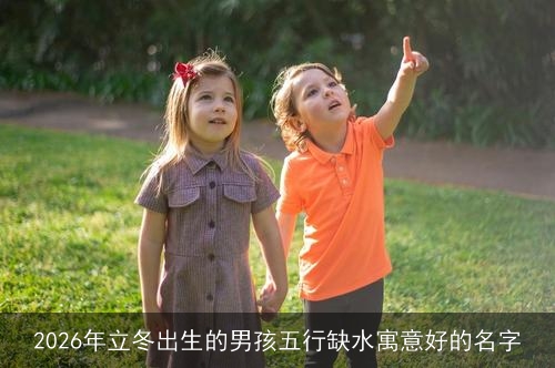 2026年立冬出生的男孩五行缺水寓意好的名字