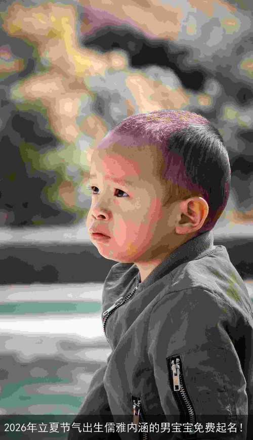2026年立夏节气出生儒雅内涵的男宝宝免费起名！