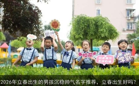 2026年立春出生的男孩沉稳帅气名字推荐，立春出生好吗？