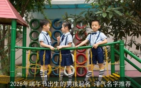 2026年端午节出生的男孩起名 洋气名字推荐