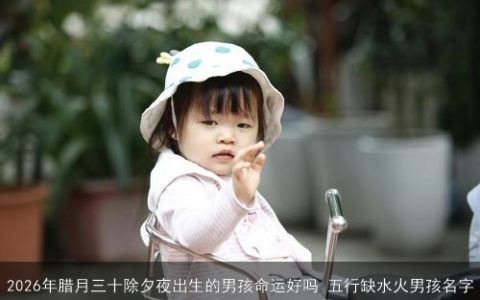 2026年腊月三十除夕夜出生的男孩命运好吗 五行缺水火男孩名字