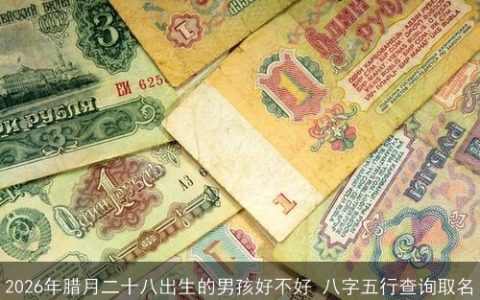 2026年腊月二十八出生的男孩好不好 八字五行查询取名