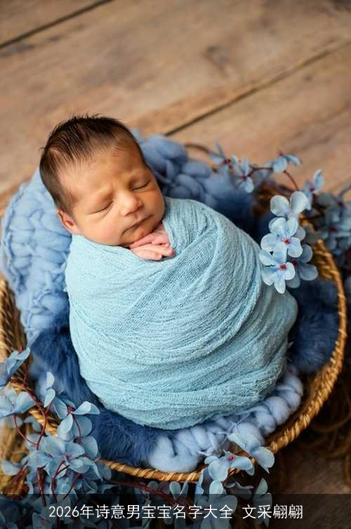 2026年诗意男宝宝名字大全 文采翩翩