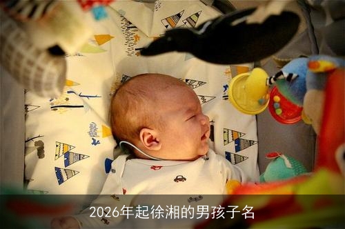 2026年起徐湘的男孩子名