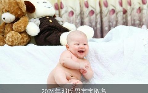 2026年邓氏男宝宝取名