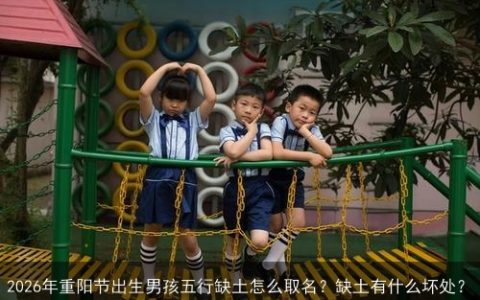 2026年重阳节出生男孩五行缺土怎么取名？缺土有什么坏处？