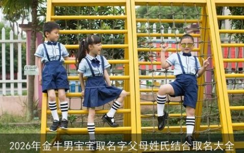 2026年金牛男宝宝取名字父母姓氏结合取名大全