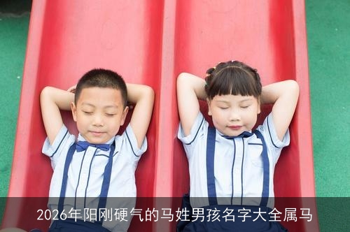 2026年阳刚硬气的马姓男孩名字大全属马
