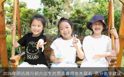 2026年阴历腊月初六出生的男孩喜用水木取名 高分名字建议