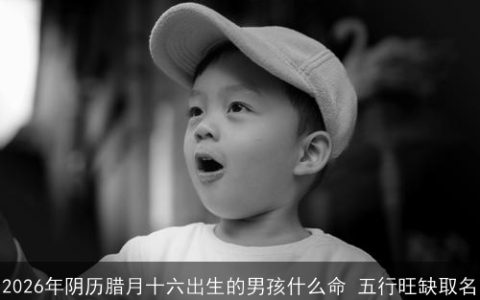 2026年阴历腊月十六出生的男孩什么命 五行旺缺取名