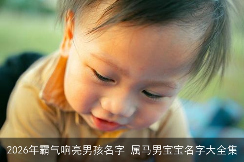 2026年霸气响亮男孩名字 属马男宝宝名字大全集