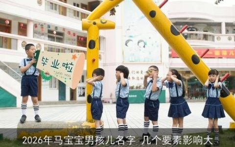 2026年马宝宝男孩儿名字 几个要素影响大