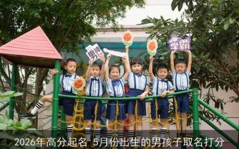 2026年高分起名 5月份出生的男孩子取名打分