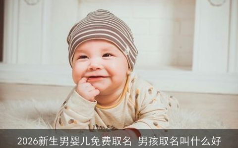 2026新生男婴儿免费取名 男孩取名叫什么好