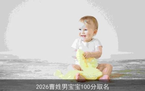 2026曹姓男宝宝100分取名