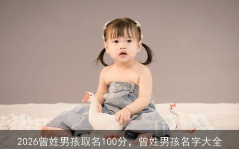 2026曾姓男孩取名100分，曾姓男孩名字大全
