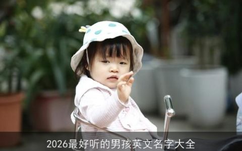 2026最好听的男孩英文名字大全