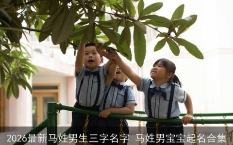 2026最新马姓男生三字名字 马姓男宝宝起名合集