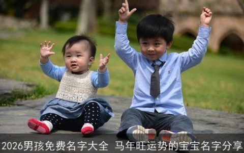 2026男孩免费名字大全 马年旺运势的宝宝名字分享