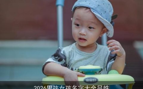 2026男孩女孩名字大全吕姓