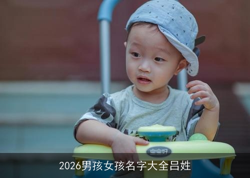 2026男孩女孩名字大全吕姓