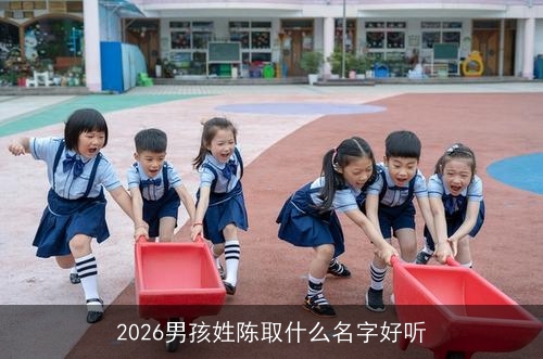 2026男孩姓陈取什么名字好听