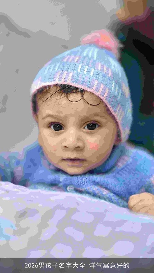 2026男孩子名字大全 洋气寓意好的