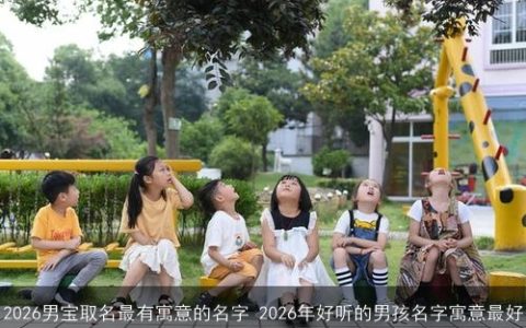 2026男宝取名最有寓意的名字 2026年好听的男孩名字寓意最好