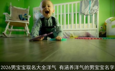 2026男宝宝取名大全洋气 有涵养洋气的男宝宝名字