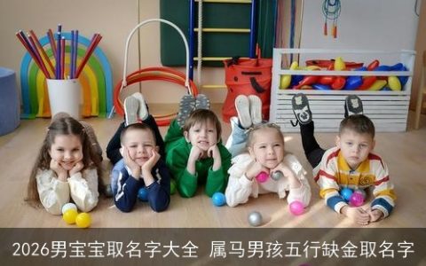 2026男宝宝取名字大全 属马男孩五行缺金取名字