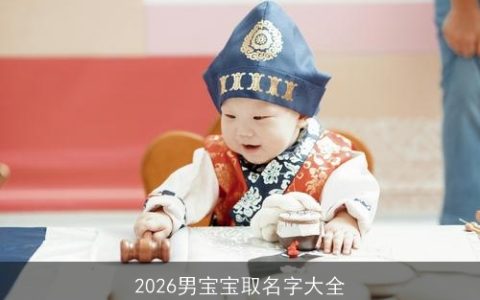2026男宝宝取名字大全
