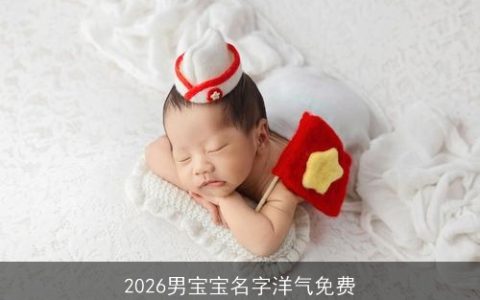 2026男宝宝名字洋气免费