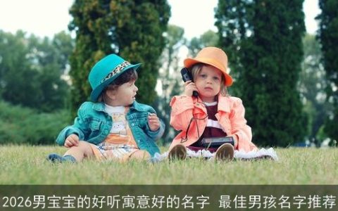 2026男宝宝的好听寓意好的名字 最佳男孩名字推荐