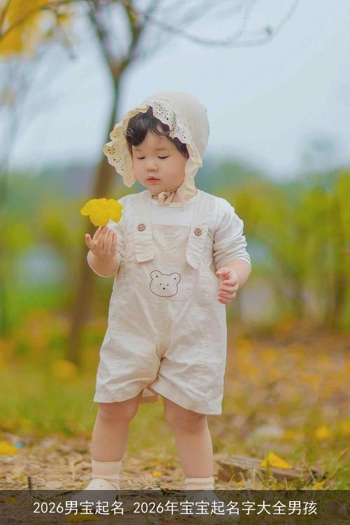 2026男宝起名 2026年宝宝起名字大全男孩