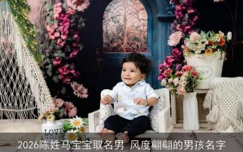 2026陈姓马宝宝取名男 风度翩翩的男孩名字