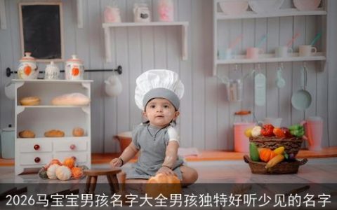2026马宝宝男孩名字大全男孩独特好听少见的名字