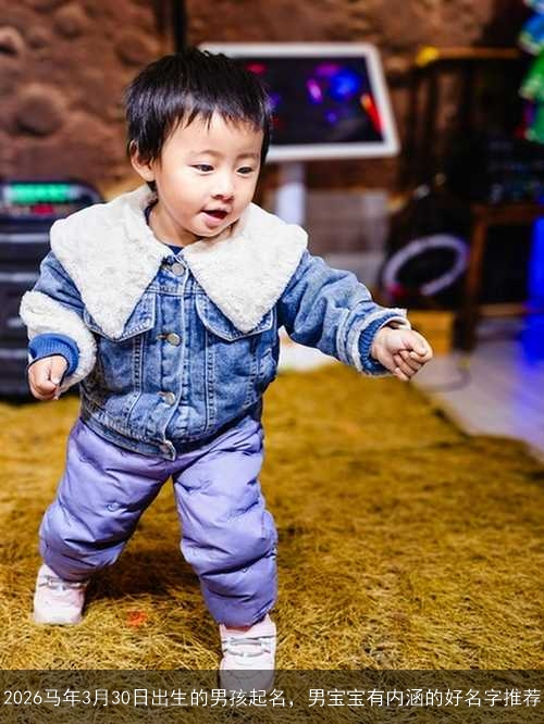 2026马年3月30日出生的男孩起名，男宝宝有内涵的好名字推荐