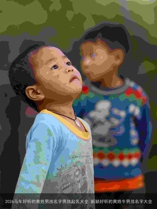 2026马年好听的黄姓男孩名字男孩起名大全 新颖好听的黄姓牛男孩名字大全